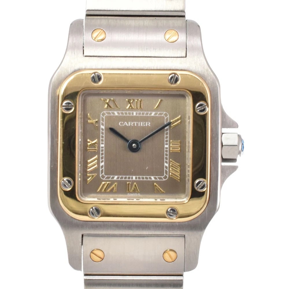 CARTIER SS/K18YG CHAMPAGNE: CARTIER SS/K18YG Champagne Brand: CARTIER Type: Wristwatch Material: Band Material Stainless Steel/K18YG, Case Material Stainless Steel/K18YG Color: Dial Color Champagne Size: Case size About 23mm
