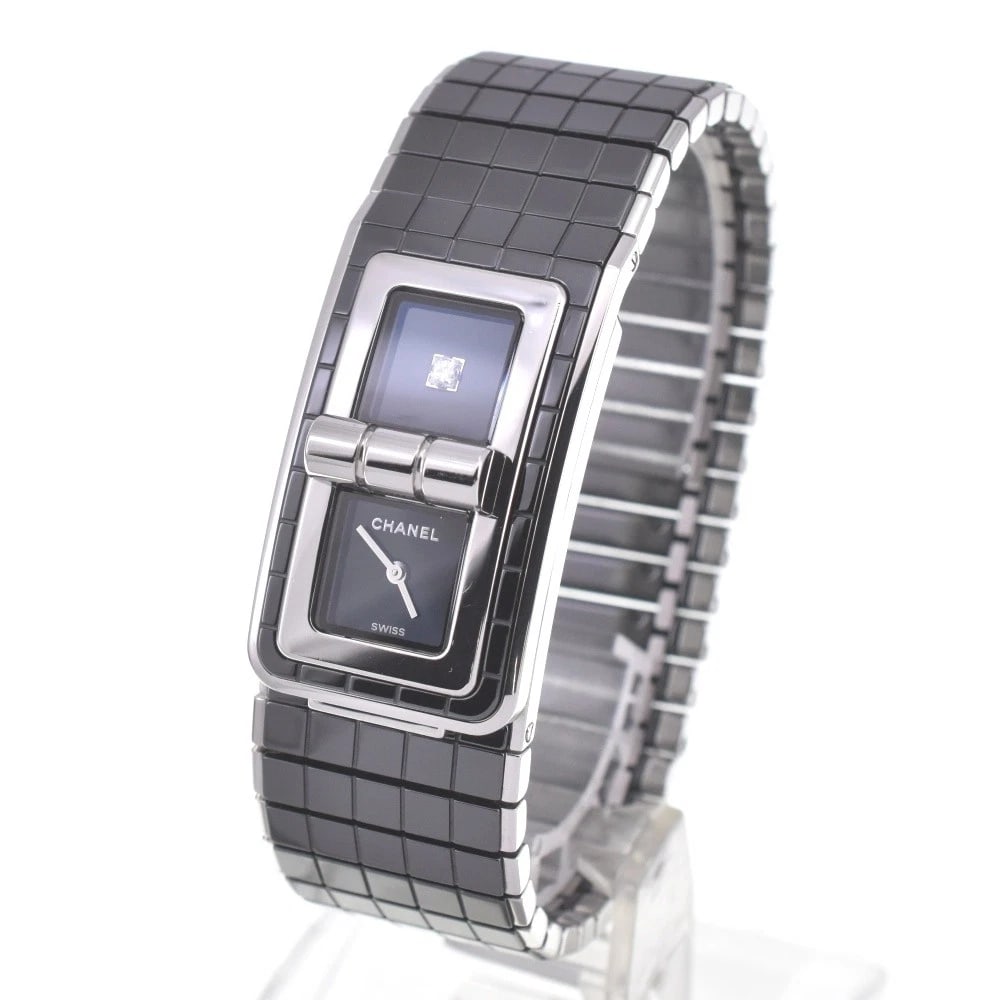 CHANEL DIAMOND SS/CERAMIC - 2