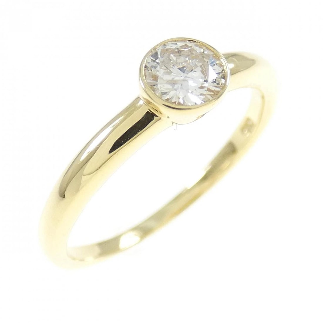 K18YG DIAMOND RING: K18YG Diamond Ring Brand: Unbranded Type: Diamond ring Material: K18 yellow gold, Main Stone/Creation Natural Color: Yellow Gold Size: US 5 1/4 Accessories: None Accessories Notice: When