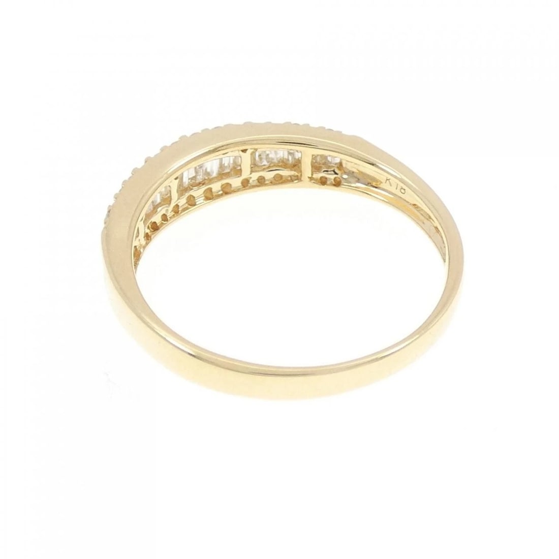 K18YG DIAMOND RING - 3