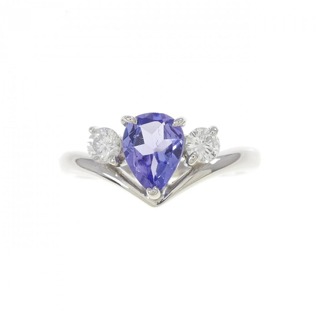 PT900 TANZANITE RING - 2
