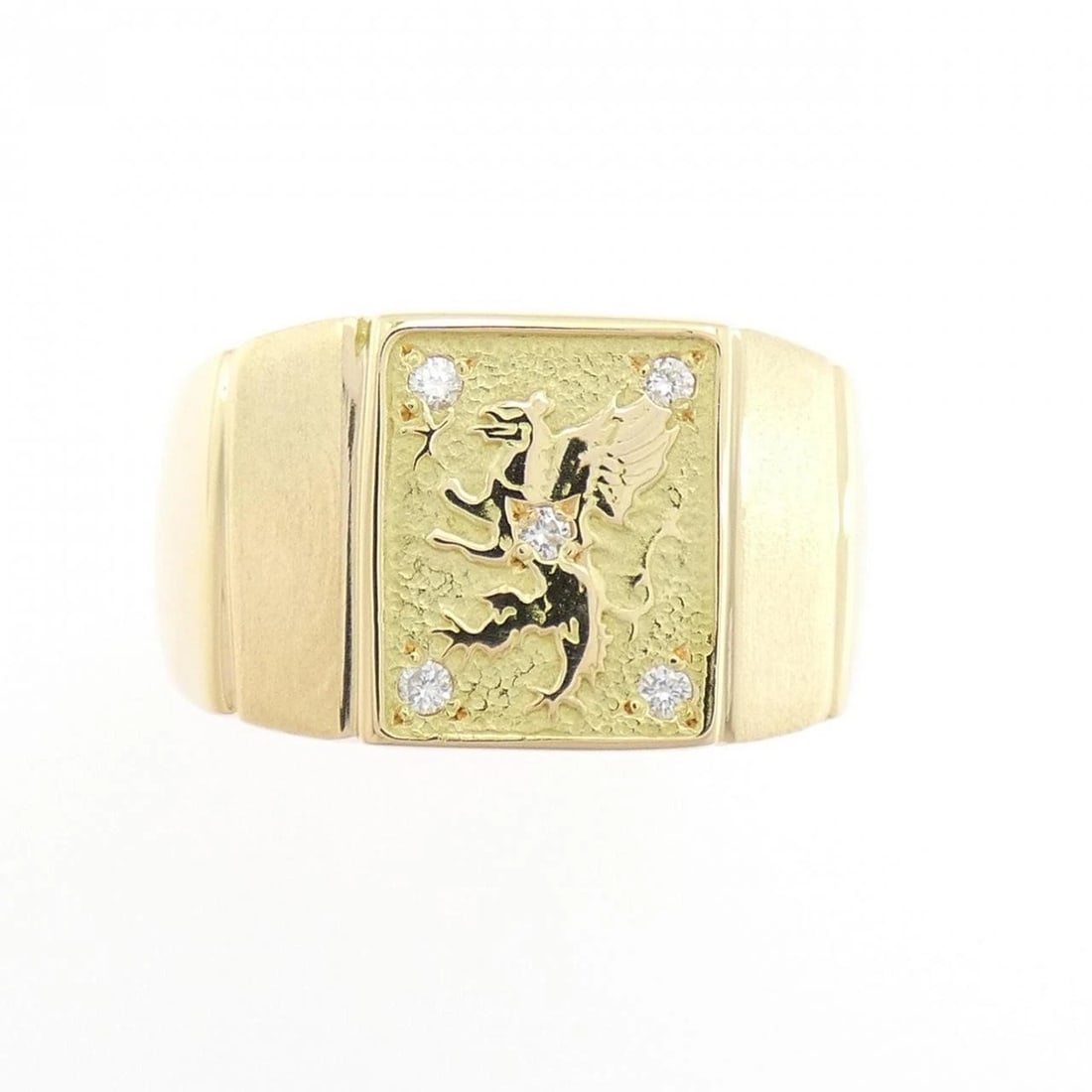 K18YG DIAMOND RING - 2