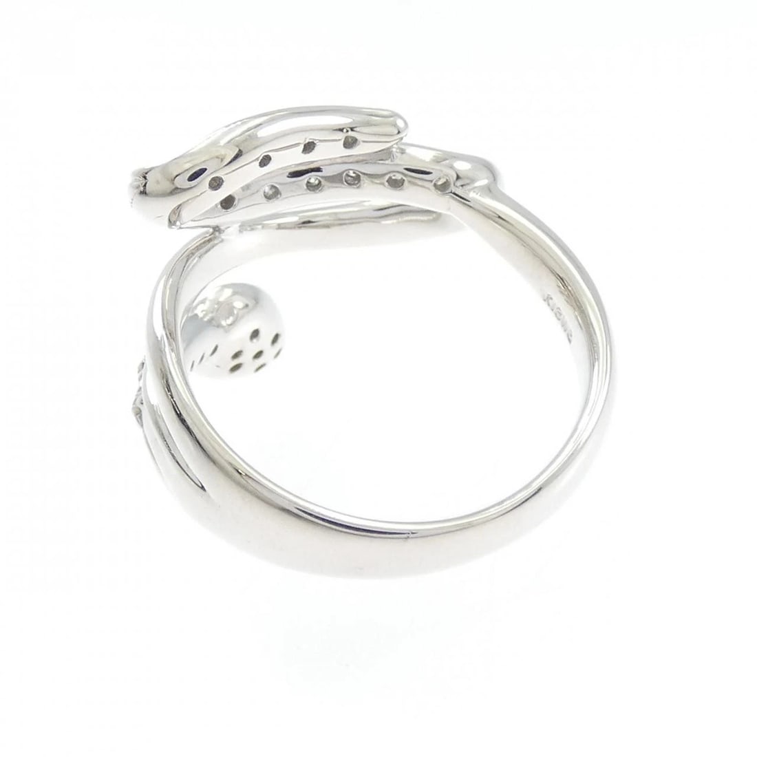 K18WG DIAMOND RING - 3