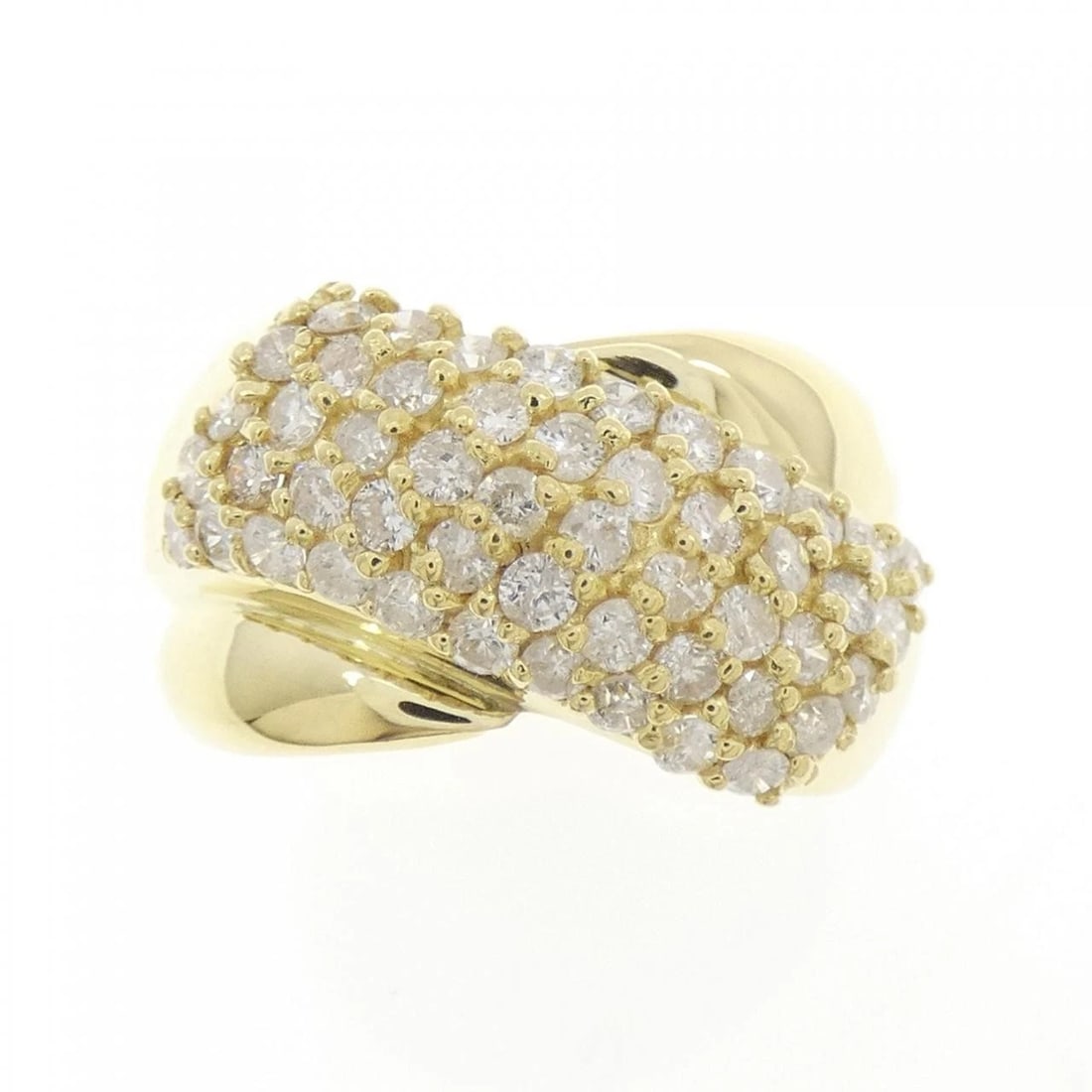 K18YG DIAMOND RING - 2