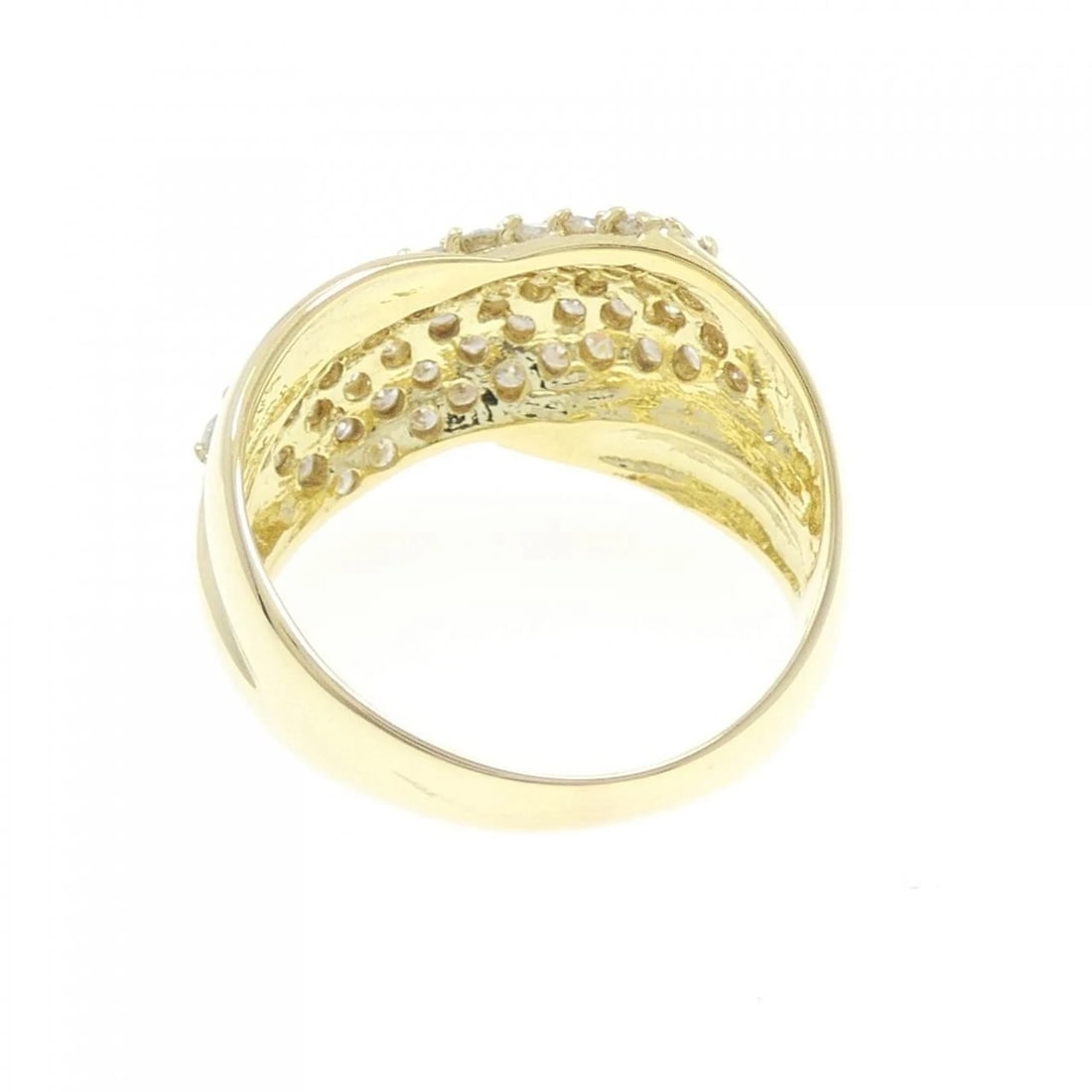 K18YG DIAMOND RING - 3