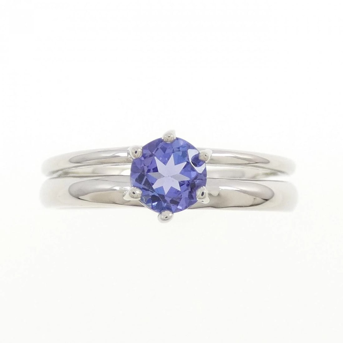 PT900 TANZANITE RING - 2