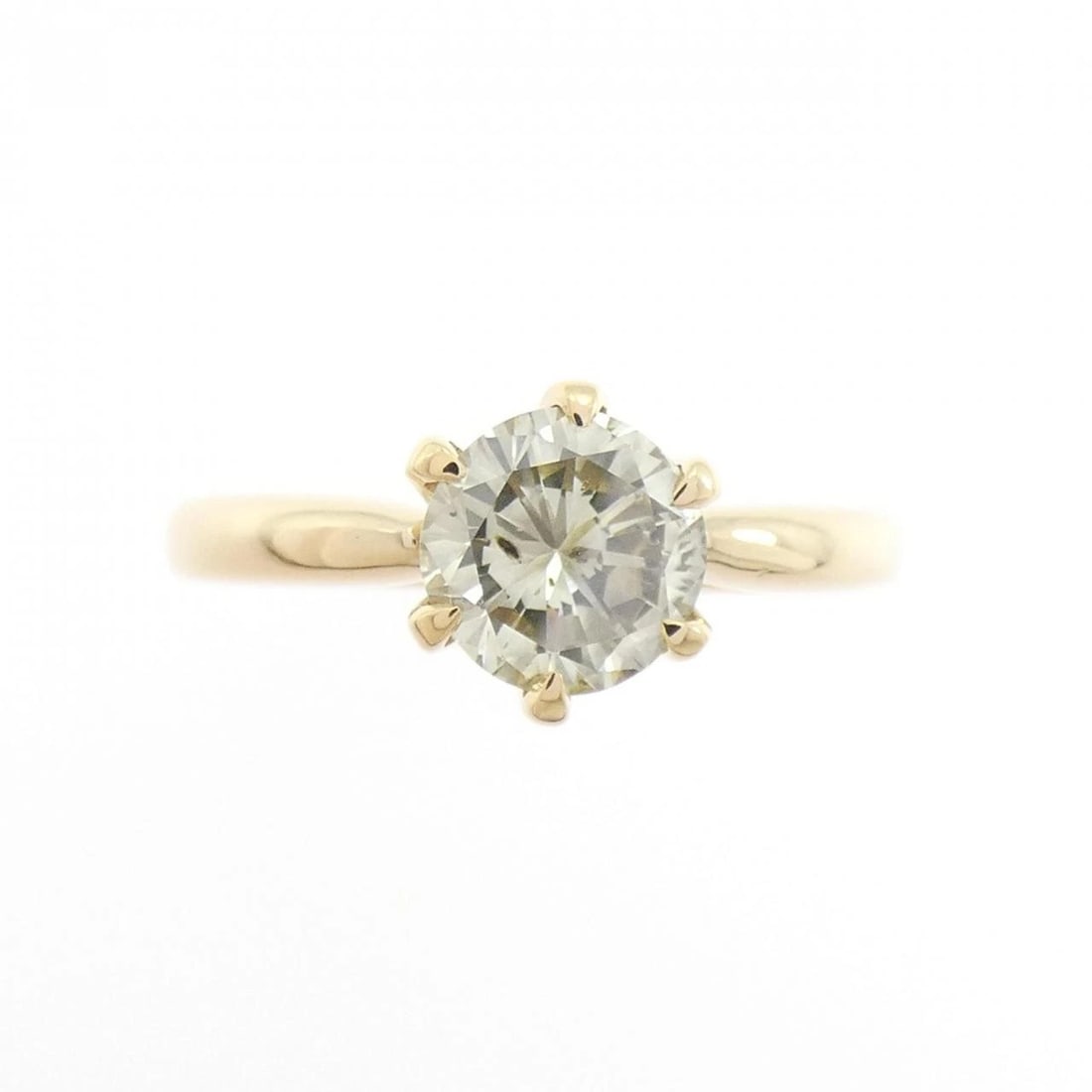 K18YG DIAMOND RING - 2