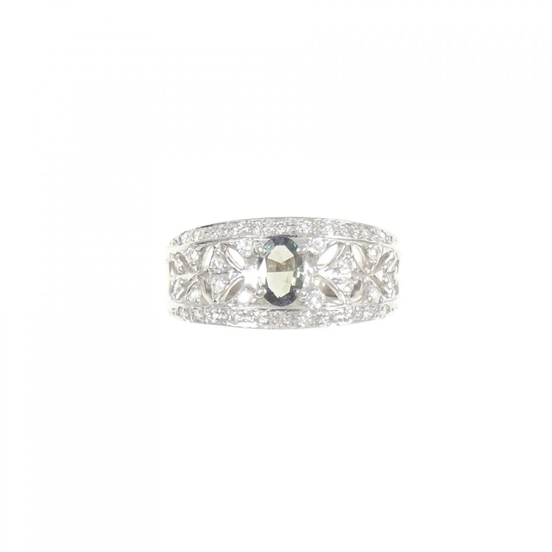 PT900 ALEXANDRITE RING - 2