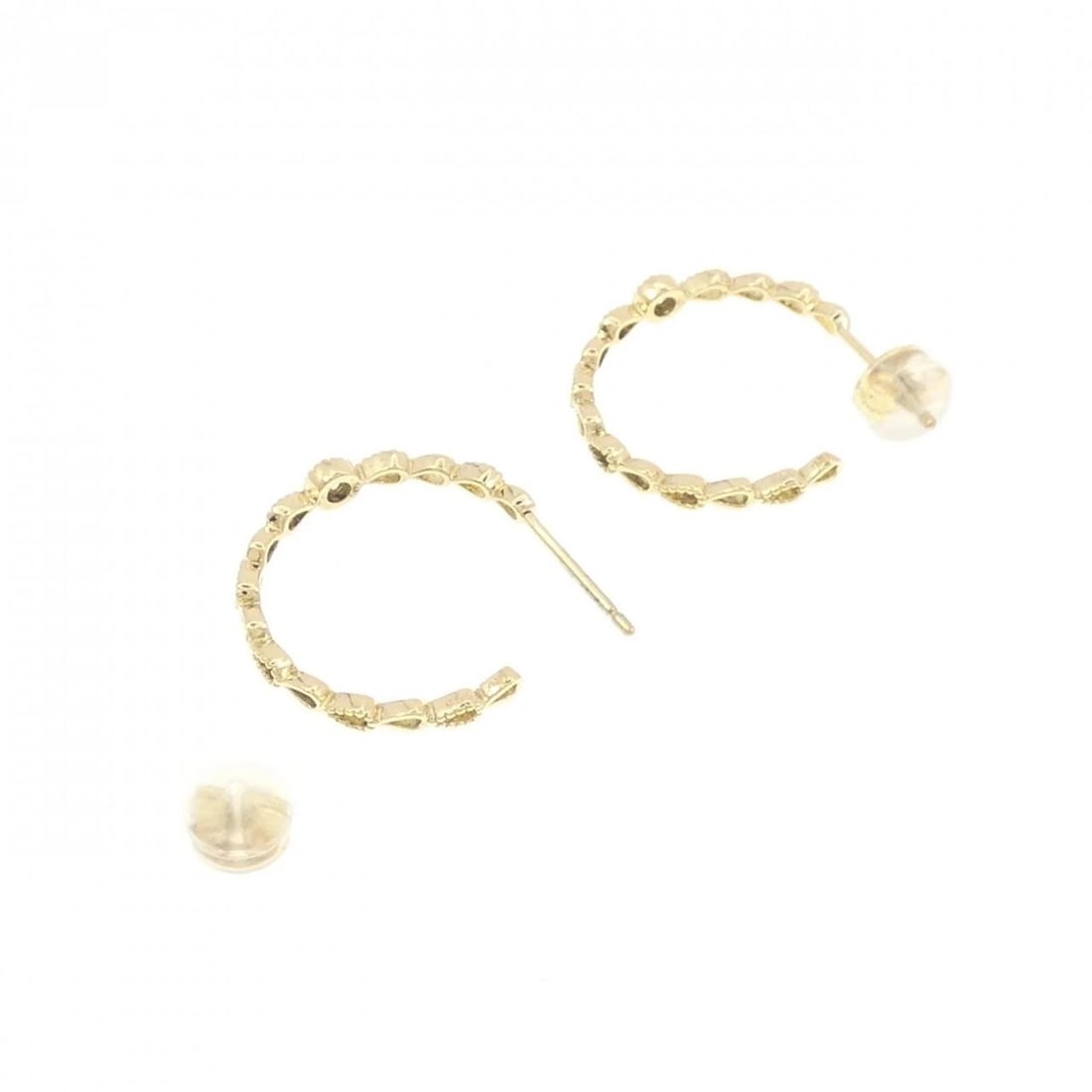 K18YG DIAMOND PIERCE - 3