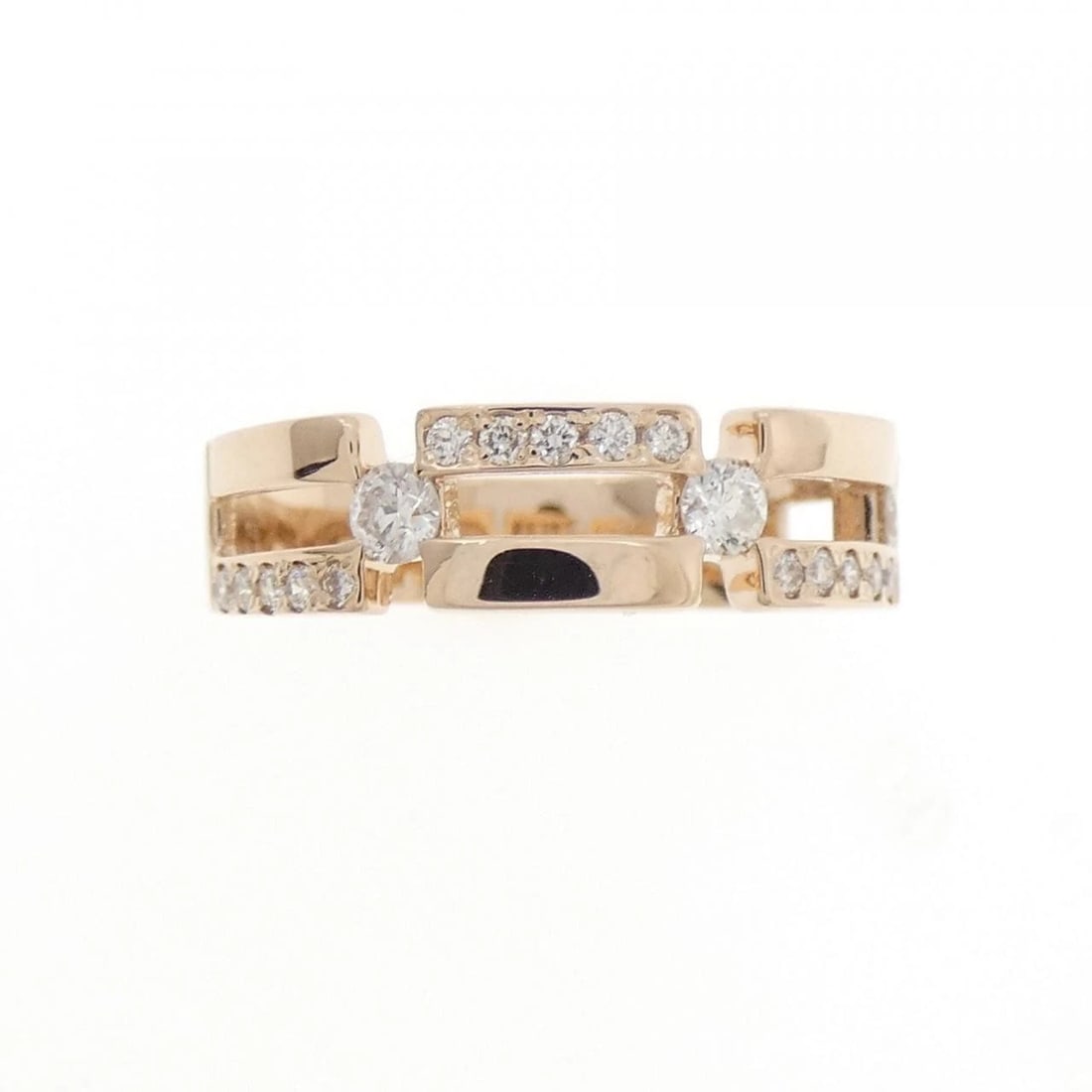K18PG DIAMOND RING - 2