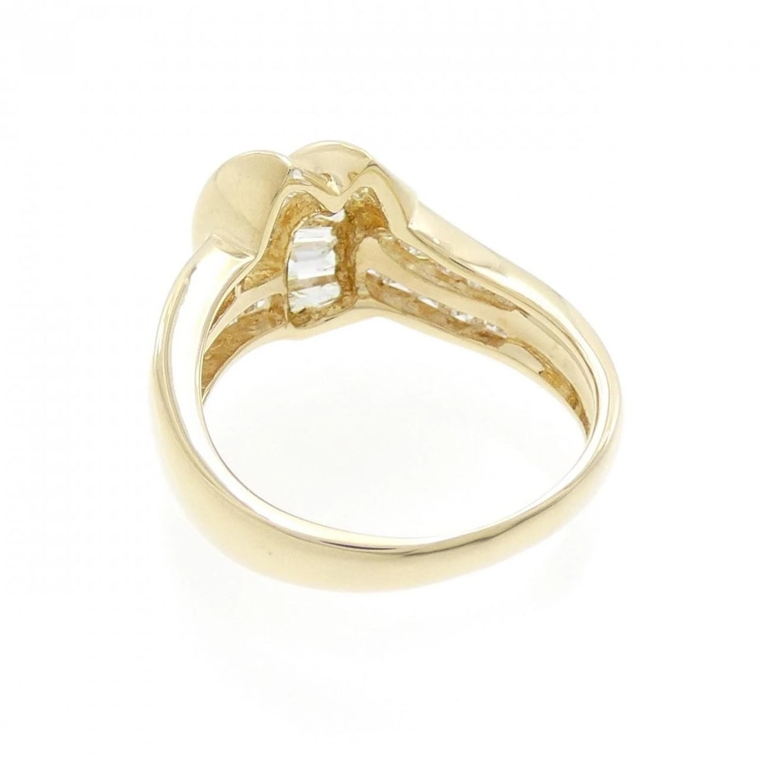 K18YG DIAMOND RING - 3