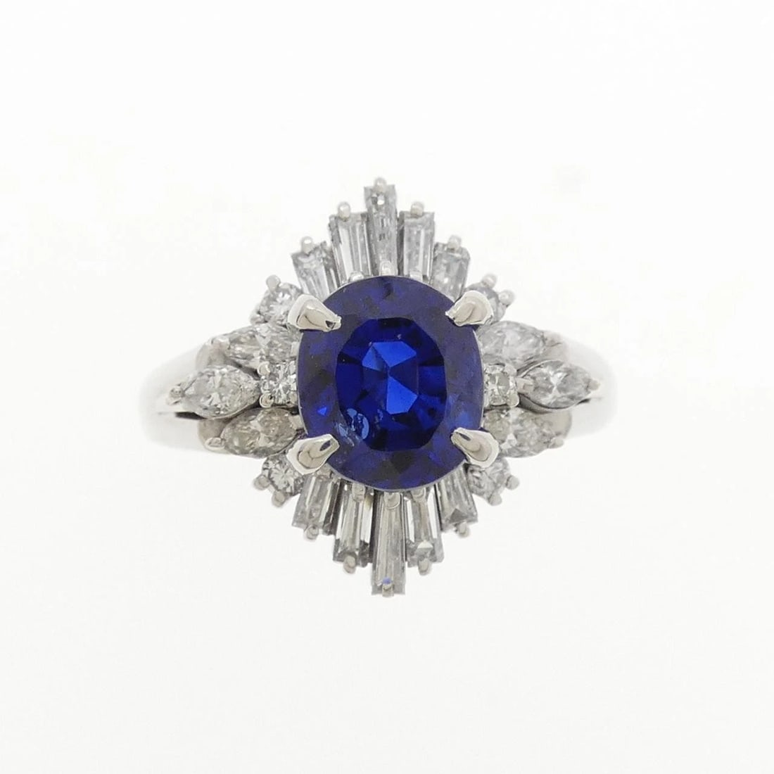 PT900 SAPPHIRE RING - 2