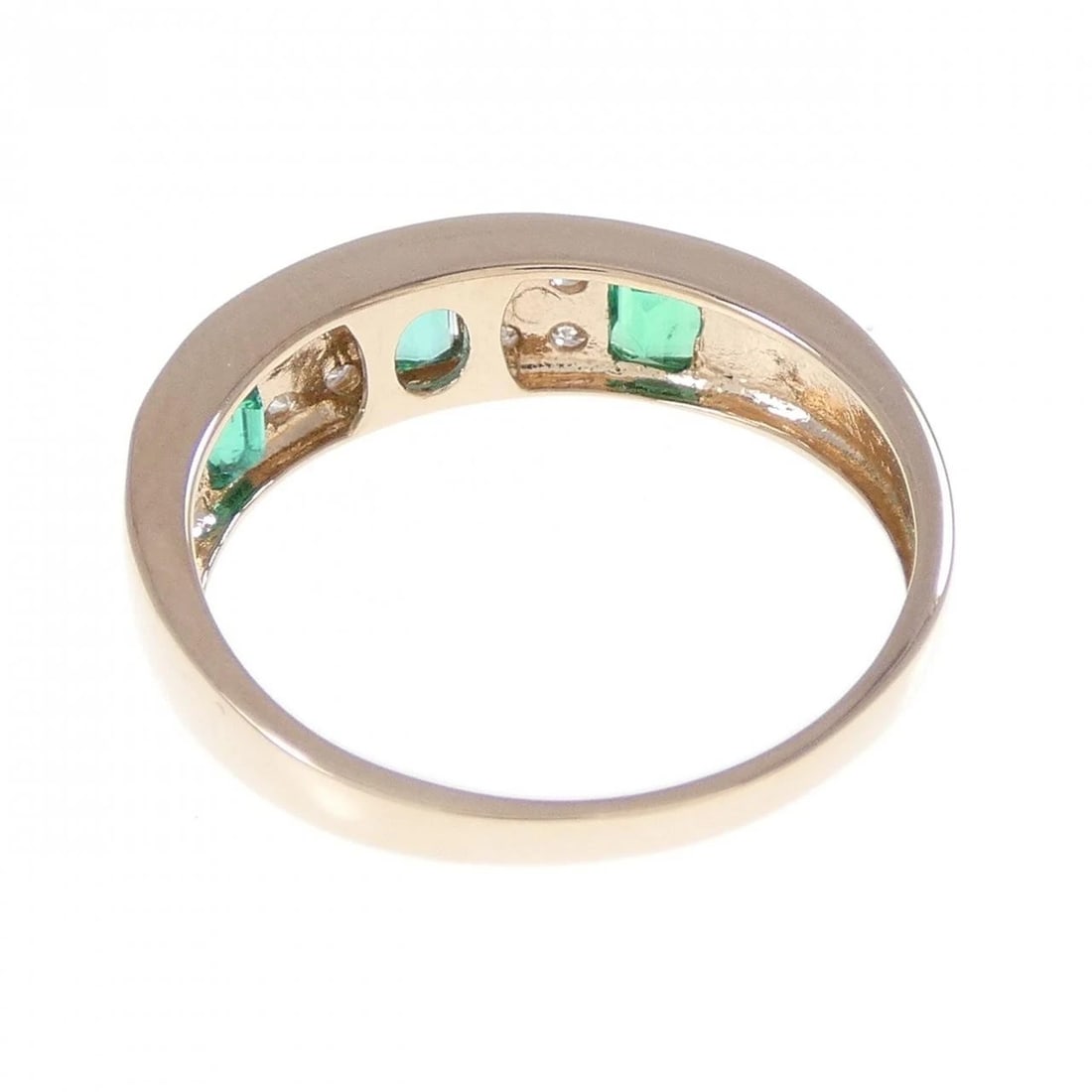 K18PG EMERALD RING - 2