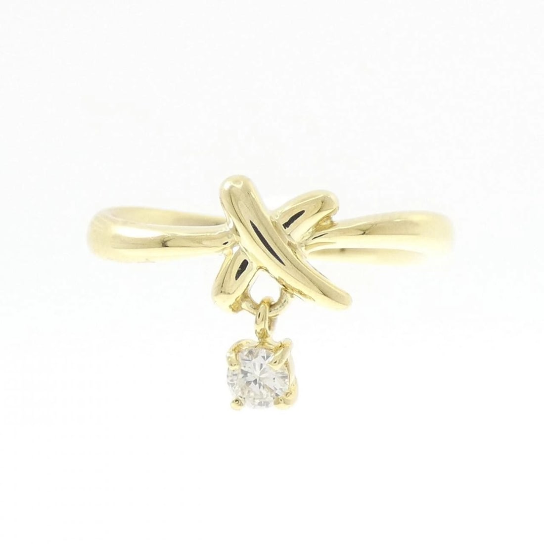 K18YG DIAMOND RING - 2