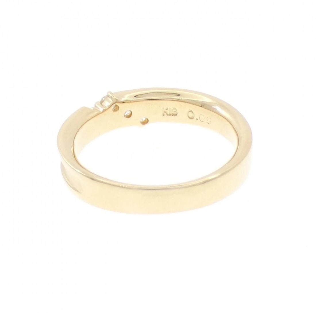 K18YG DIAMOND RING - 3