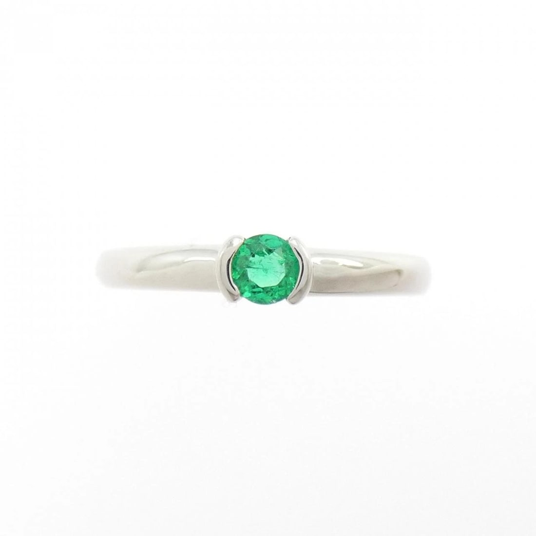 PT900 EMERALD RING - 2