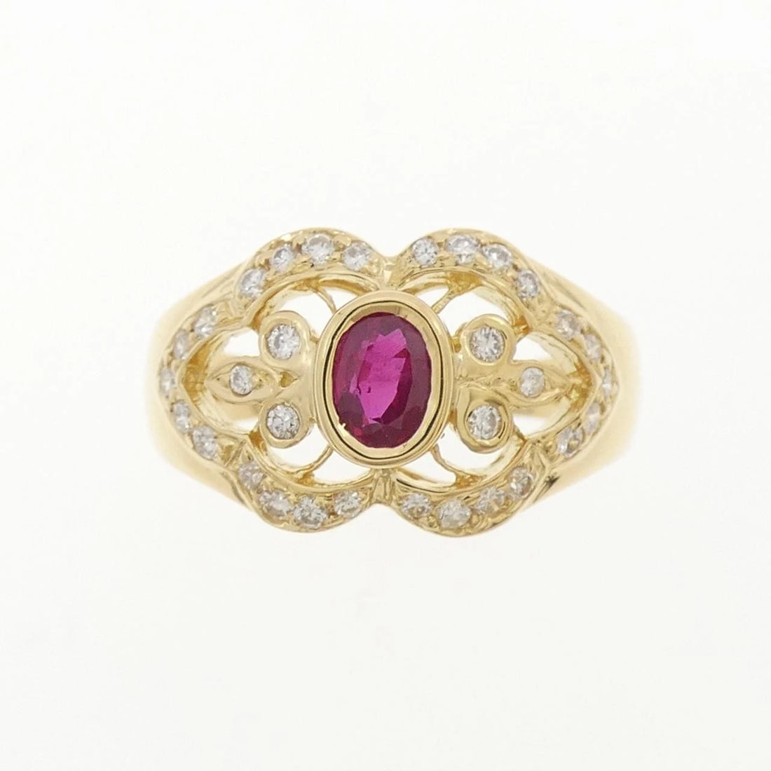750YG RUBY RING - 2