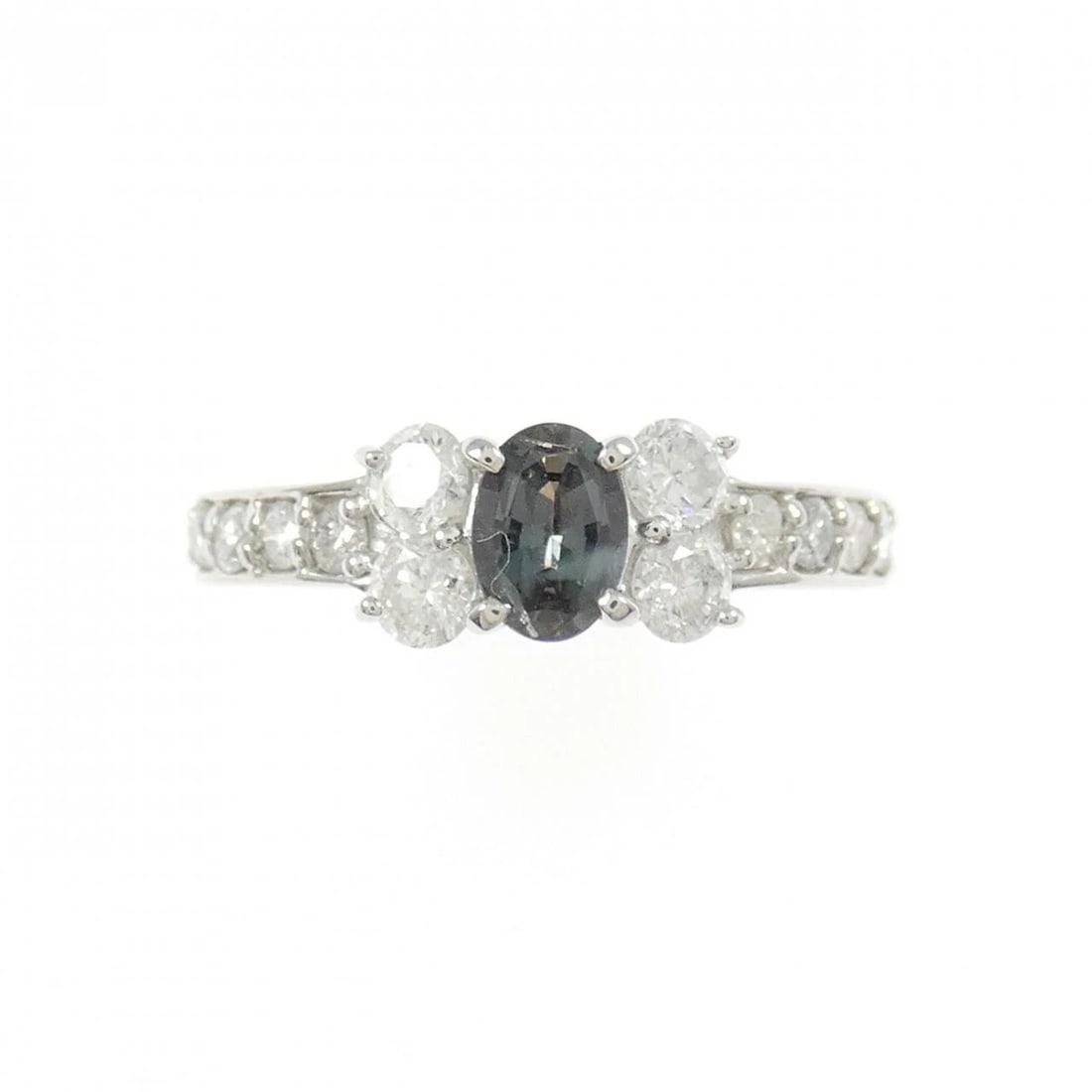 PT900 ALEXANDRITE RING - 2