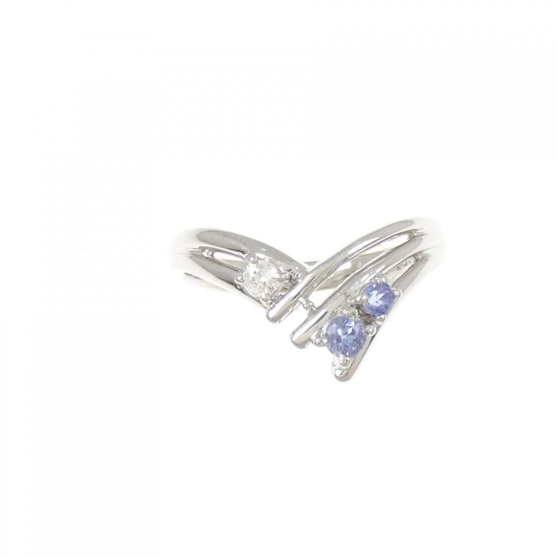 PT850 TANZANITE RING - 2