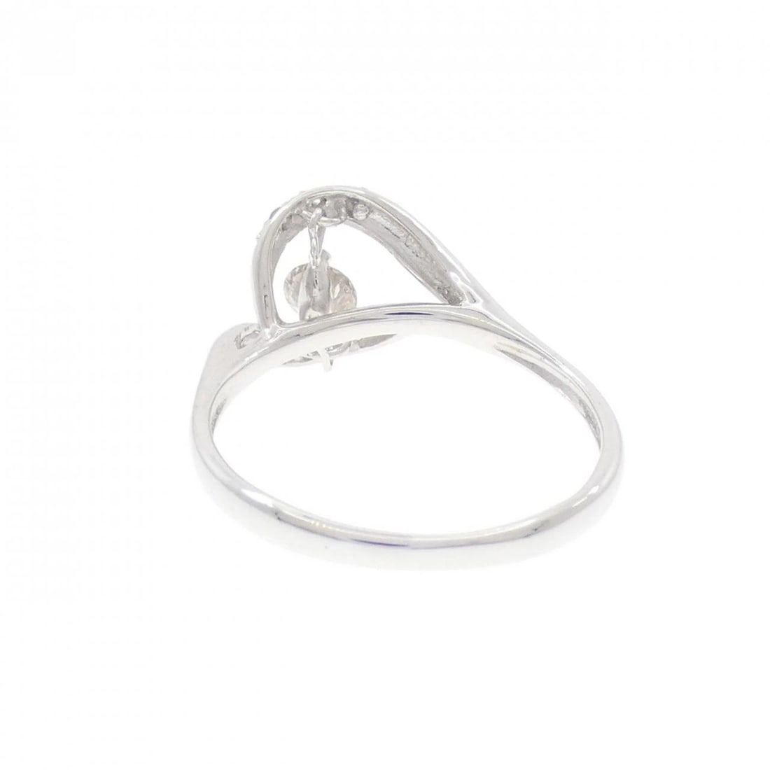 K18WG DIAMOND RING - 3