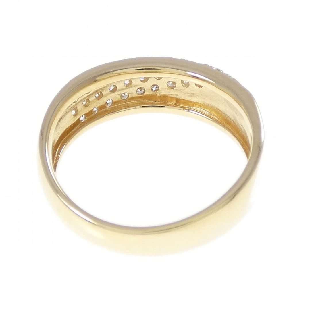 K18YG DIAMOND RING - 3