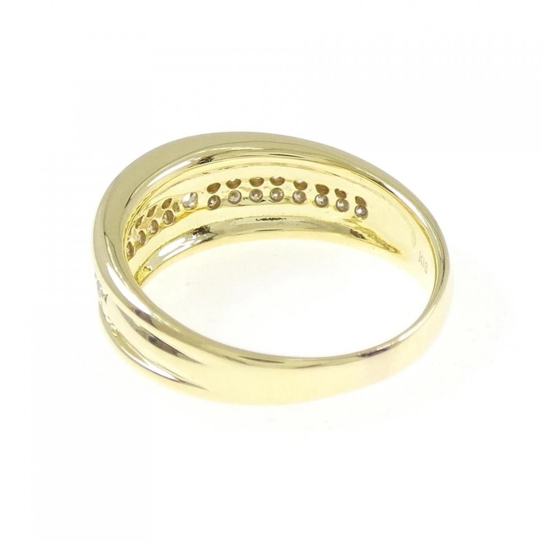 K18YG DIAMOND RING - 3