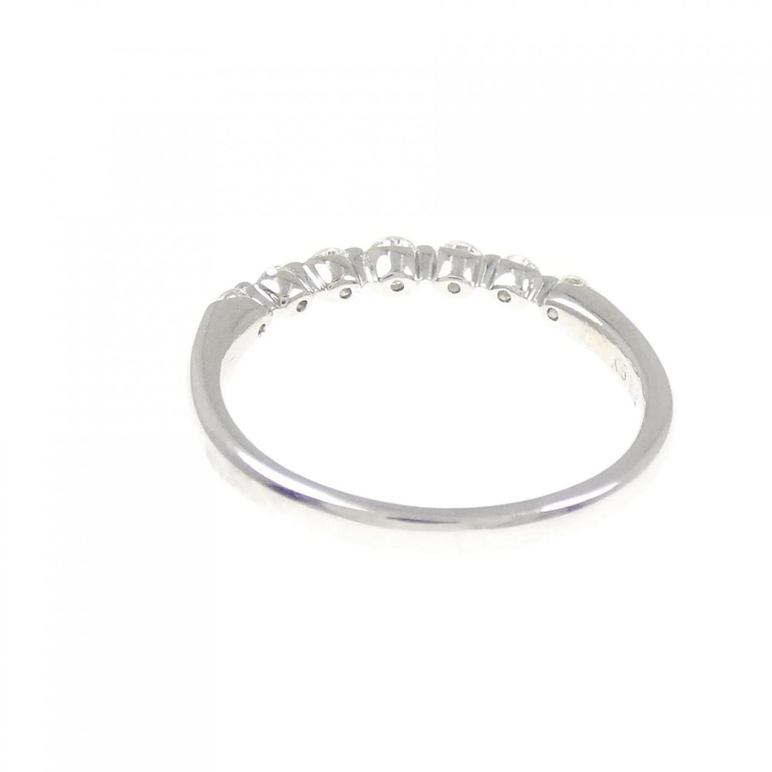 K18WG DIAMOND RING - 3