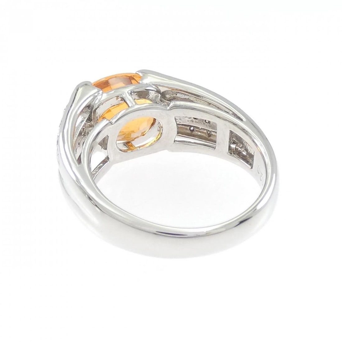 PT900 GARNET RING - 3