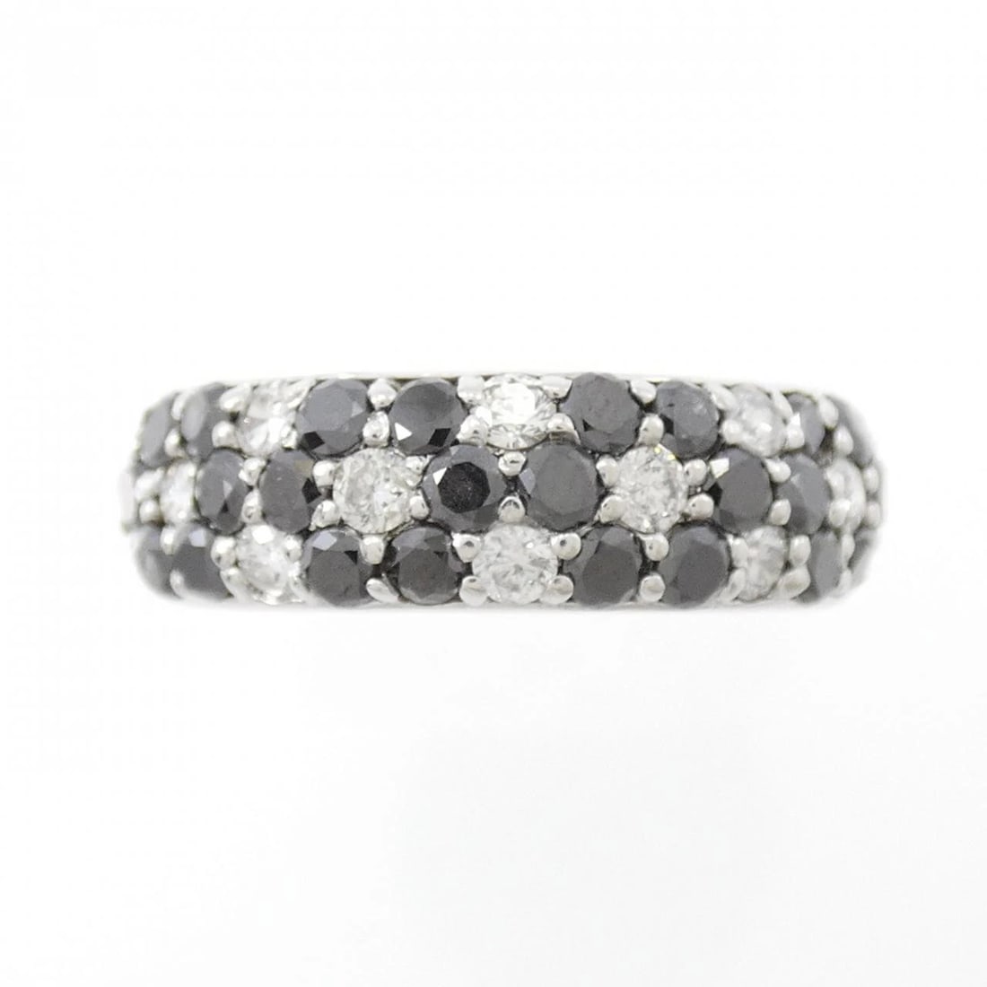 K18WG DIAMOND RING - 2
