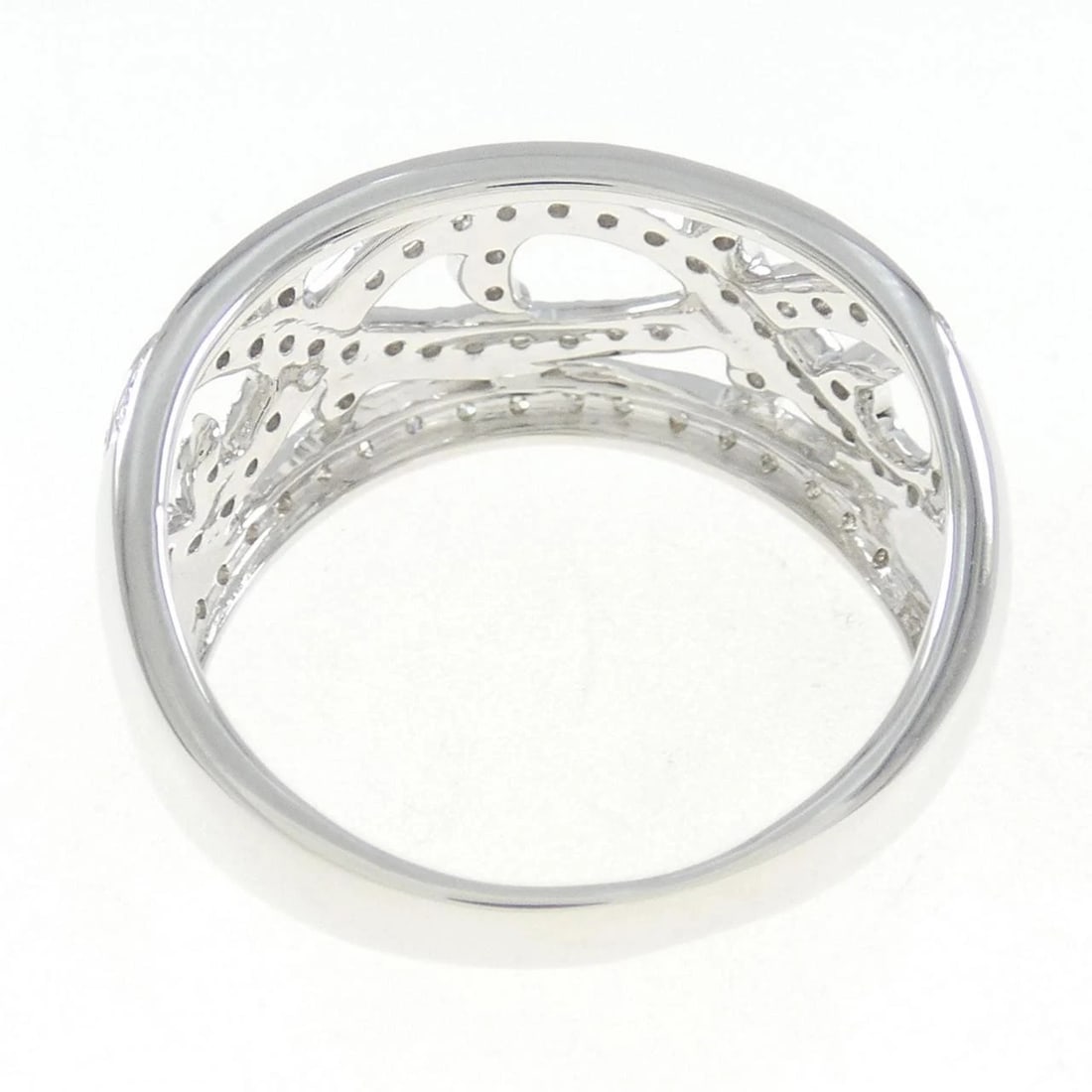 K18WG DIAMOND RING - 3