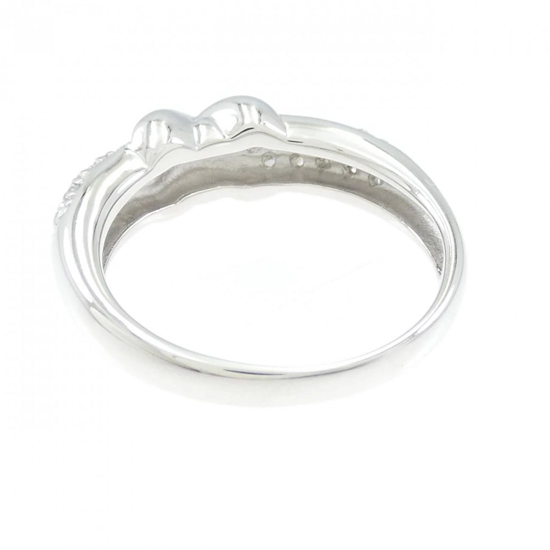 K18WG DIAMOND RING - 3