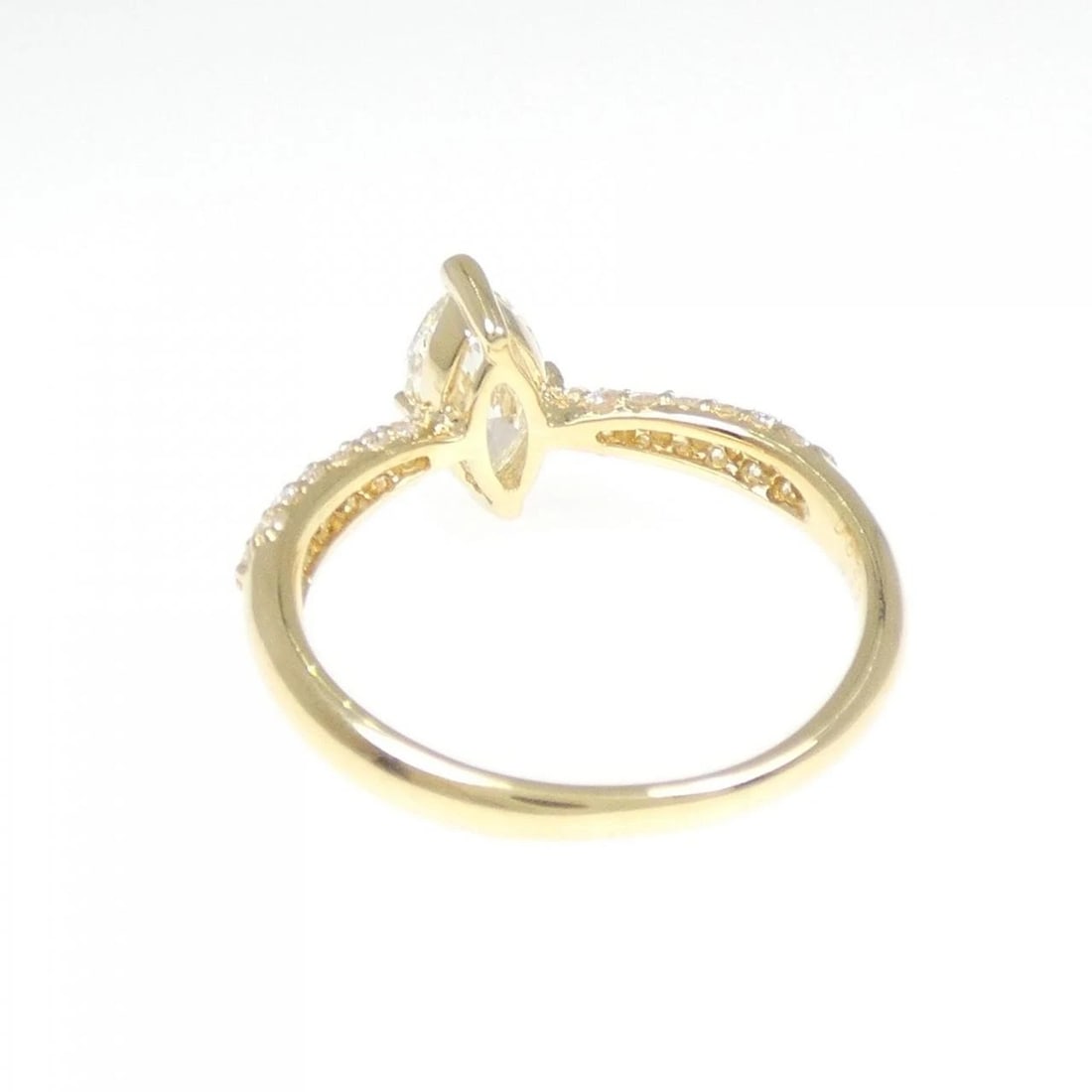 K18YG DIAMOND RING - 3