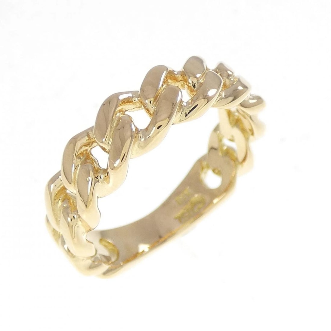 K18YG RING: K18YG ring Brand: Unbranded Type: Ring Material: K18 yellow gold, Color: yellow gold Size: US 6 1/2 Accessories: None Accessories Notice: When purchasing pre-owned goods, please refer to t