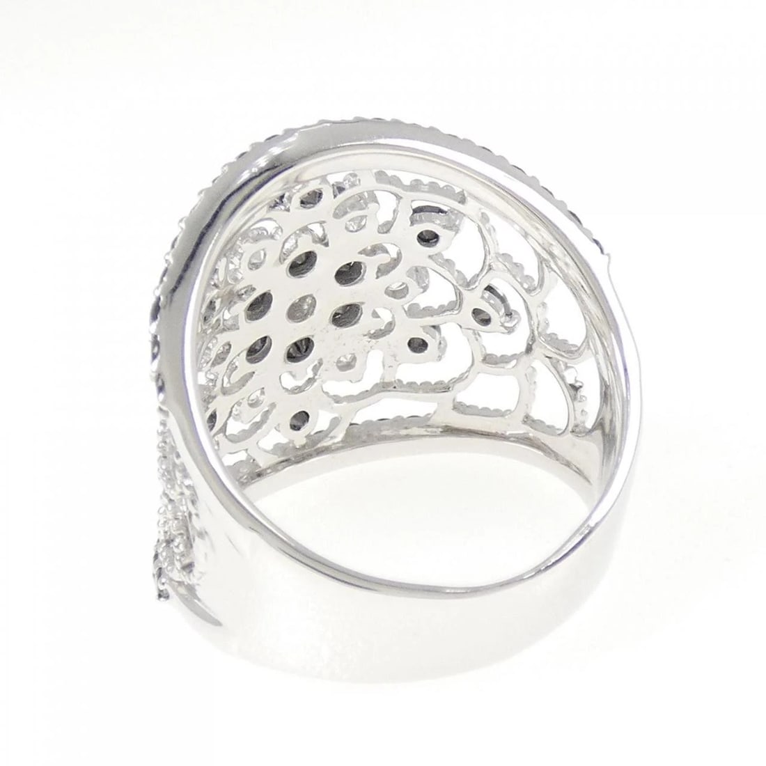 K18WG DIAMOND RING - 3