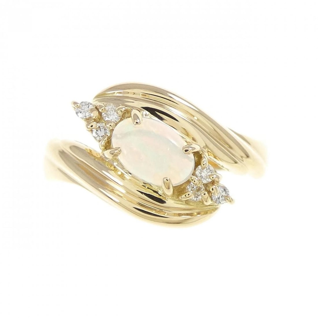 K18YG OPAL RING - 2