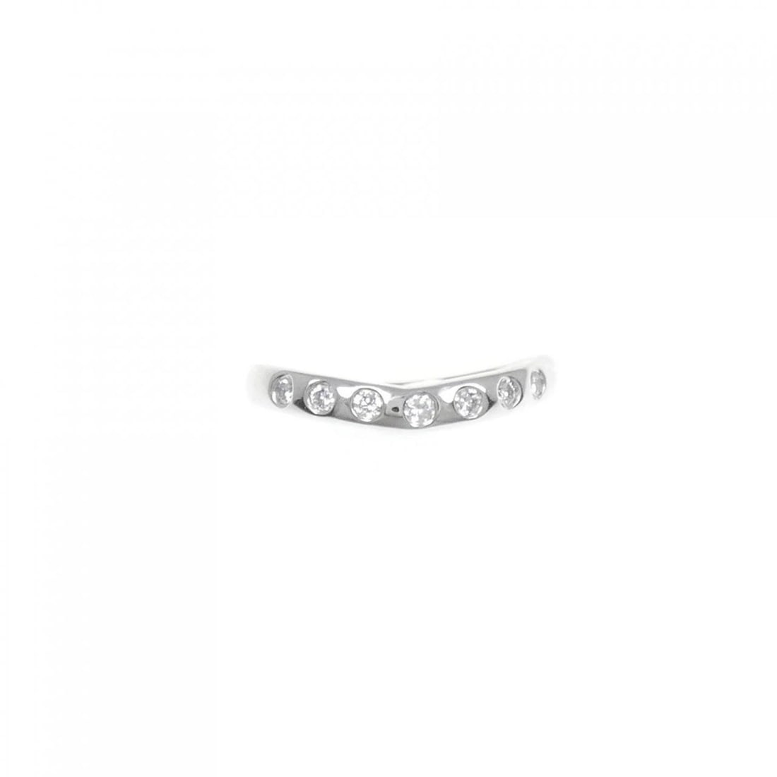 K18WG DIAMOND RING - 2