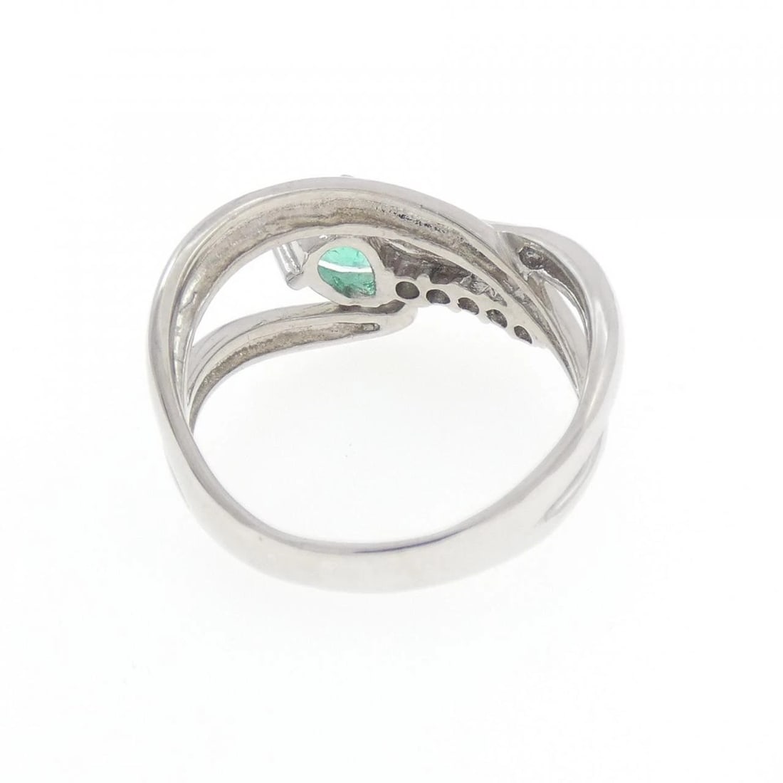 PT900 EMERALD RING - 3