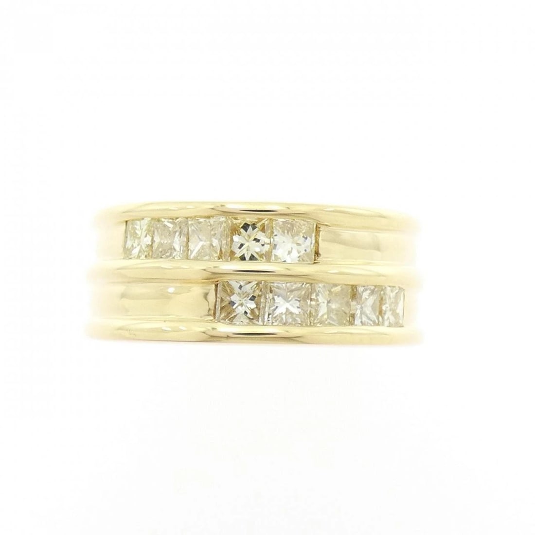 K18YG DIAMOND RING - 2