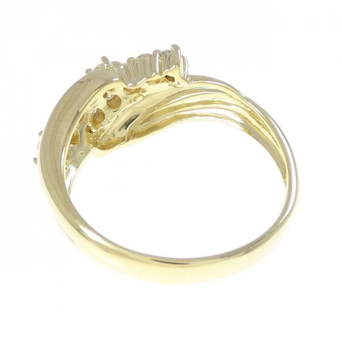 K18YG DIAMOND RING - 3