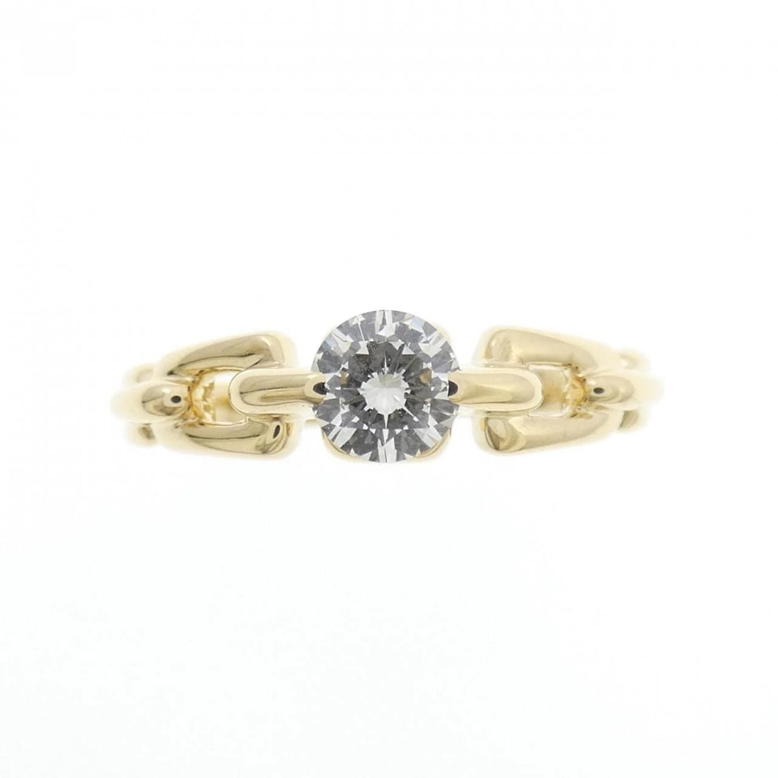 K18YG DIAMOND RING - 2