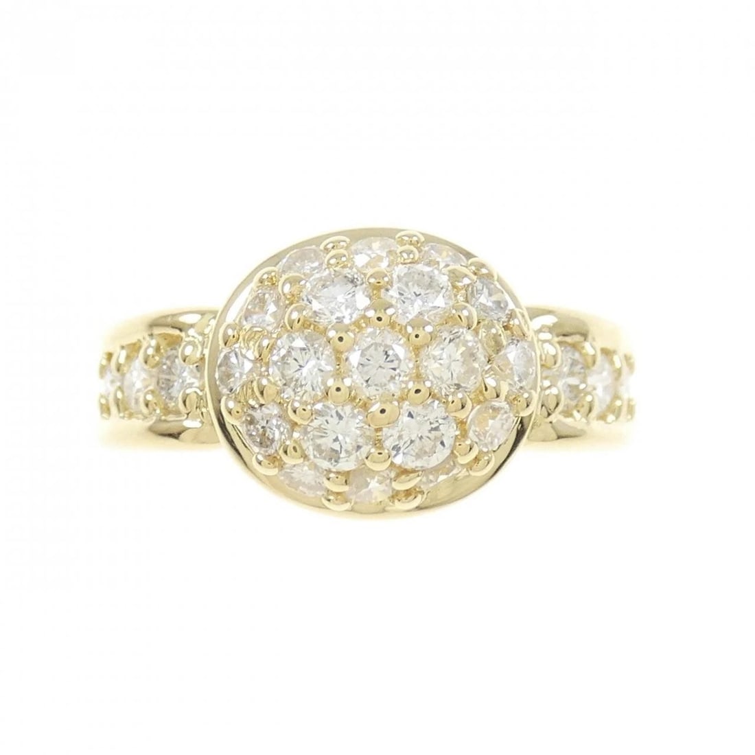 K18YG DIAMOND RING - 2