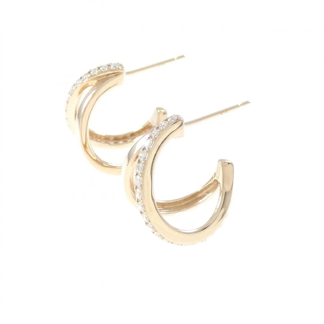 K18PG DIAMOND PIERCE - 2