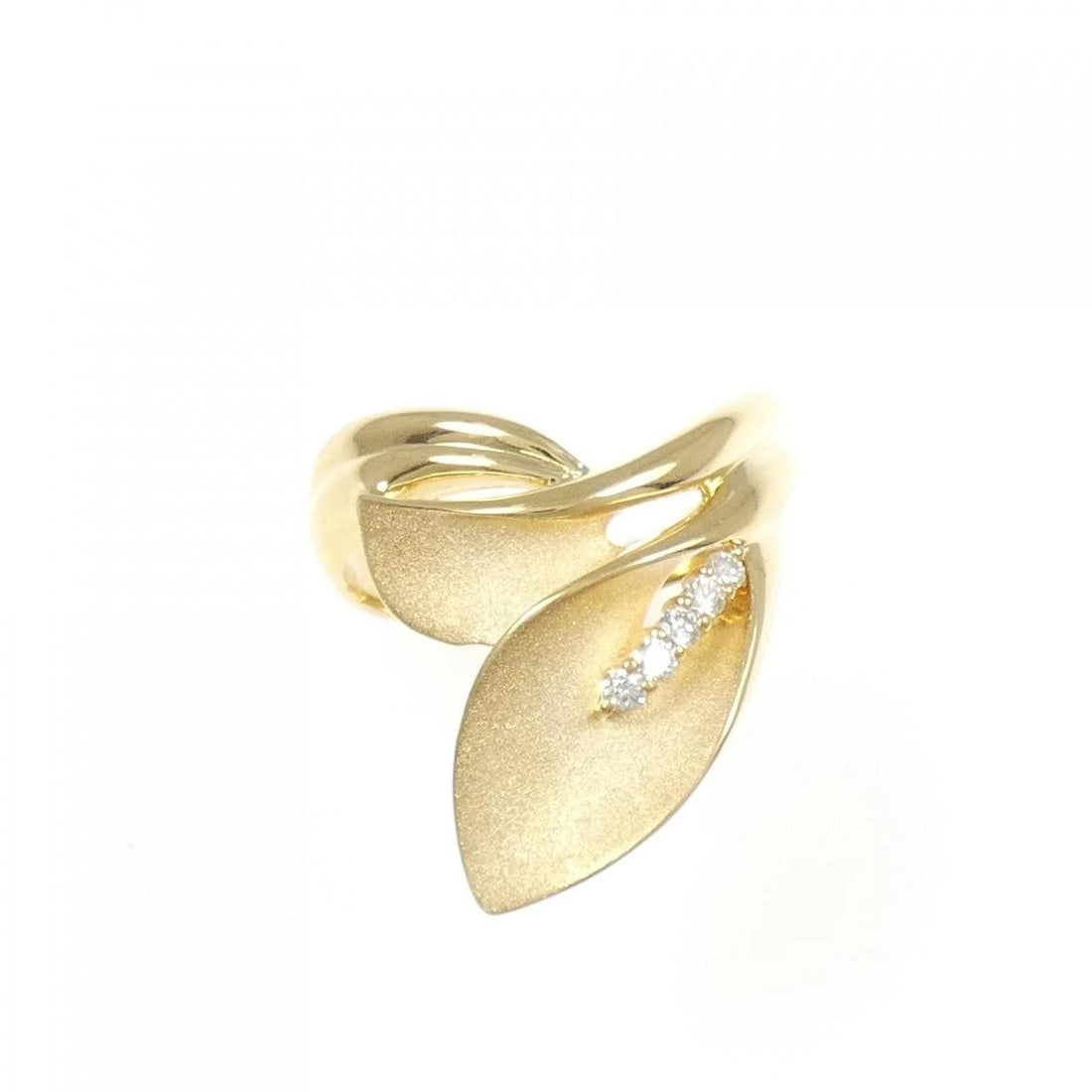 K18YG DIAMOND RING - 2