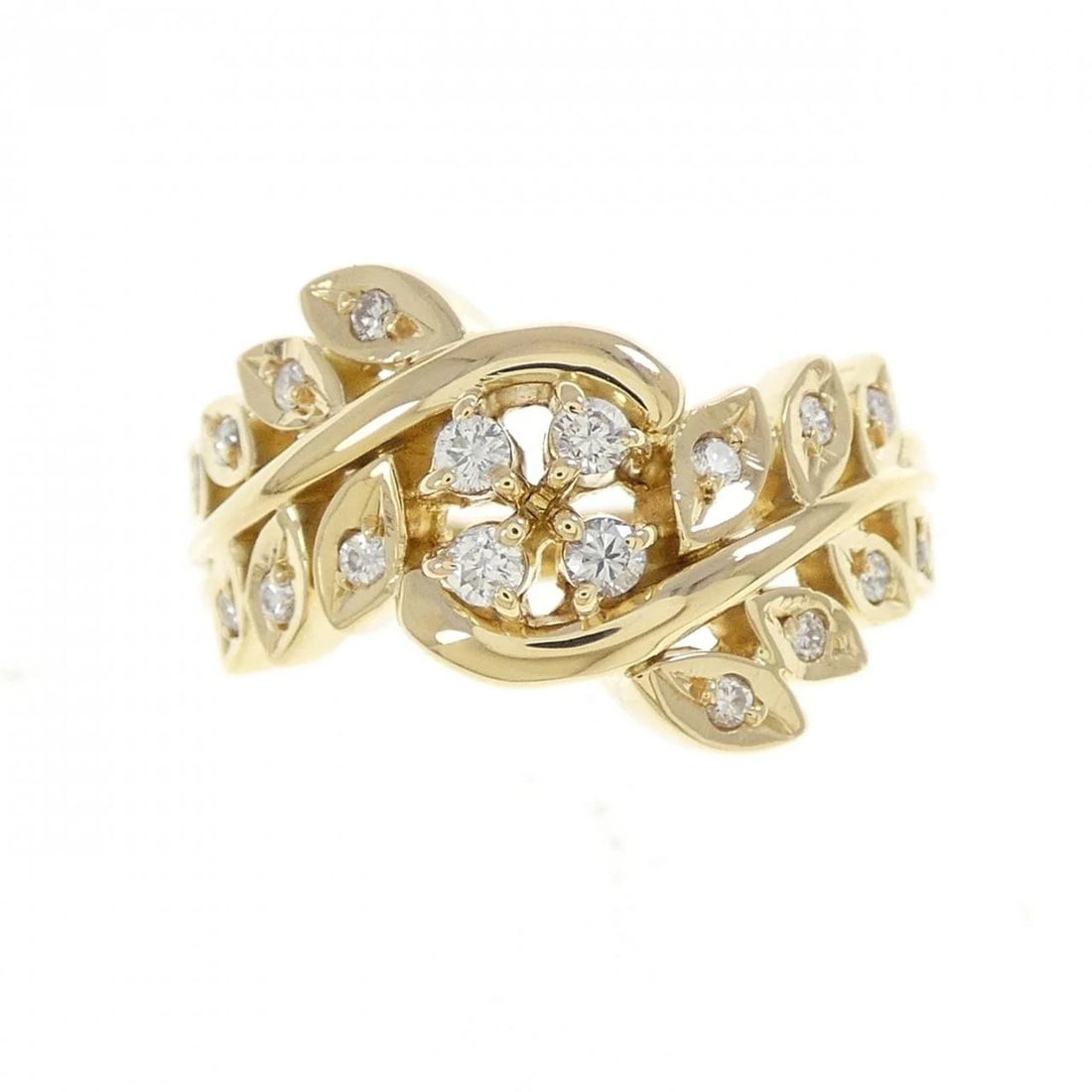 K18YG DIAMOND RING - 2