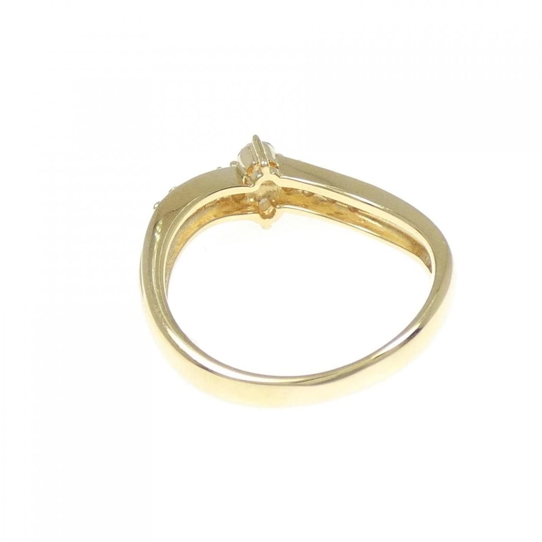 K18YG DIAMOND RING - 3