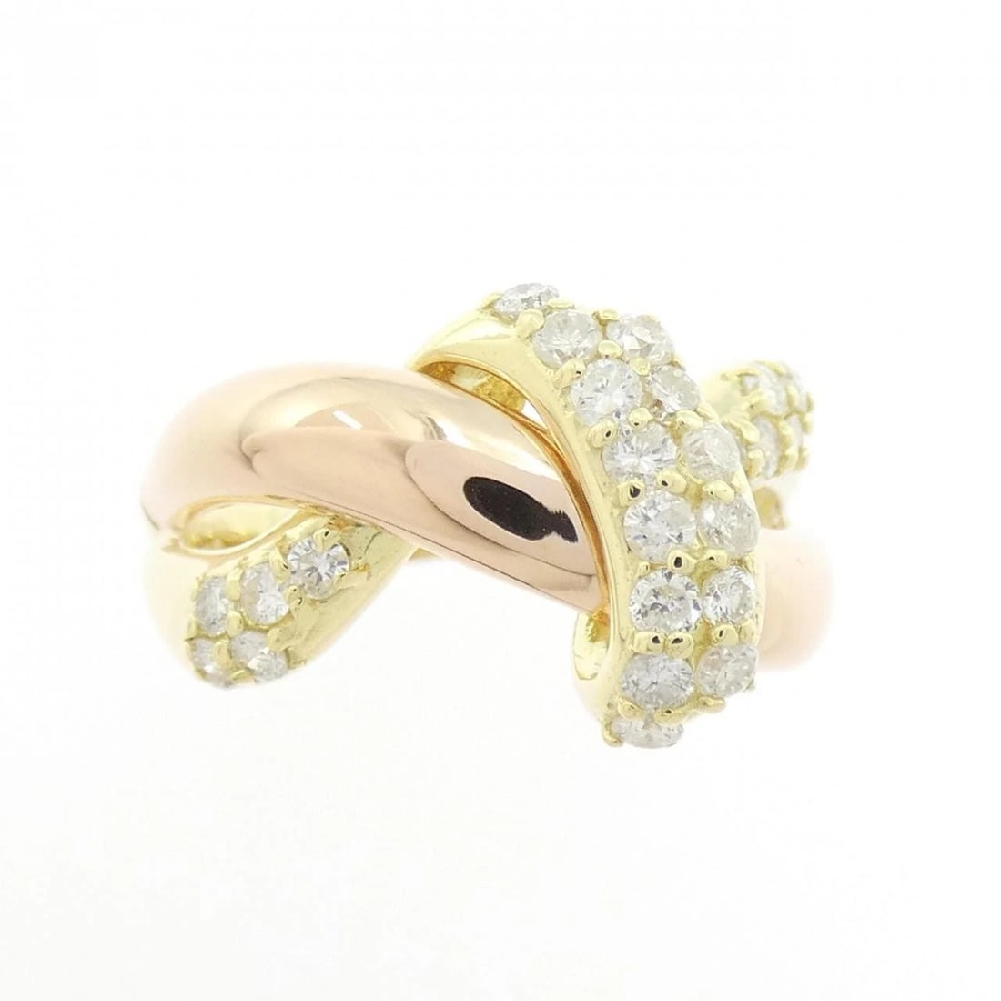 K18YG/K18PG DIAMOND RING - 2