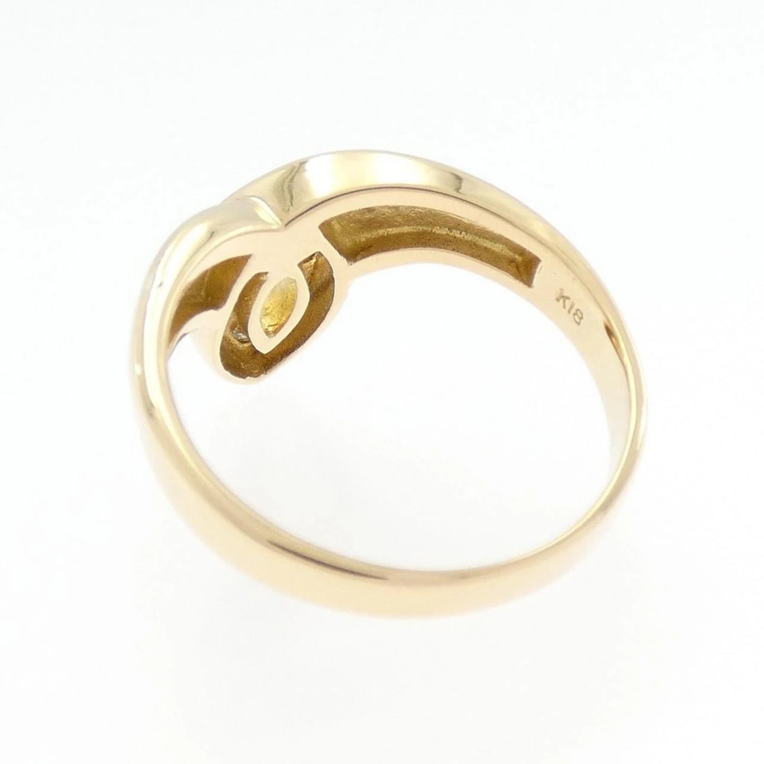 K18YG DIAMOND RING - 3