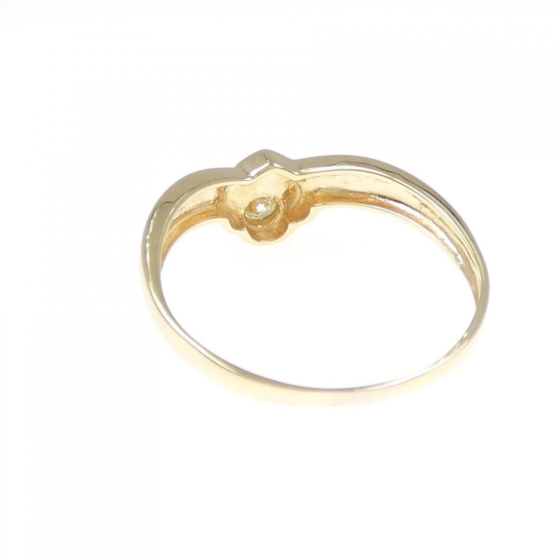 K18YG DIAMOND RING - 3