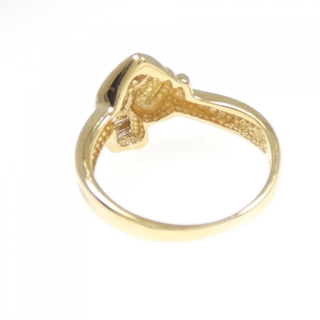 K18YG DIAMOND RING - 3