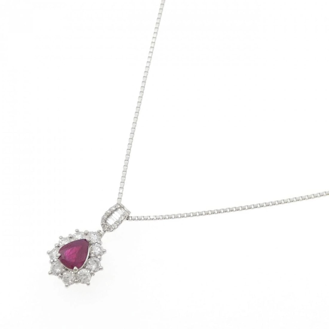PT950/PT850 RUBY NECKLACE - 2